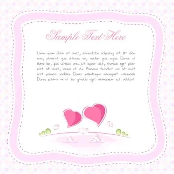 Valentine card Stock Illustration