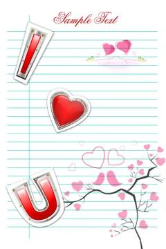 Valentine card Stock-Illustration