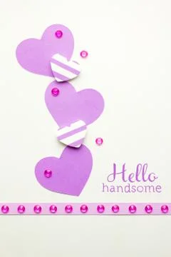 Valentine card. Stock Photos