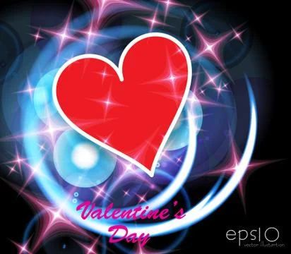 Valentine card. Vector Illustration