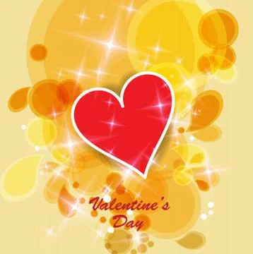 Valentine card. Vector Stock-Illustration