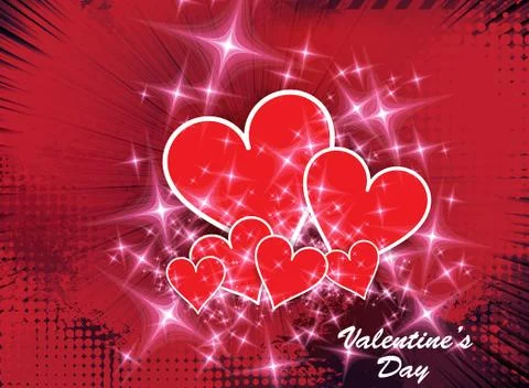 Valentine card. Vector Stock Illustration