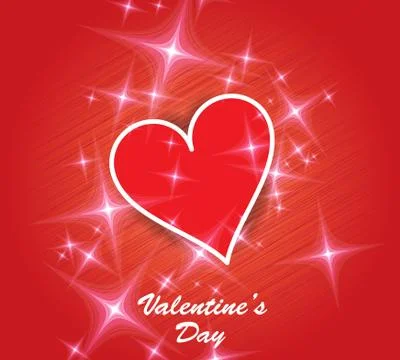 Valentine card. Vector Stock-Illustration