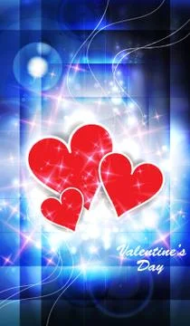 Valentine card. Vector Illustration