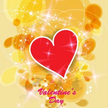 Valentine card. Vector Stock Illustration