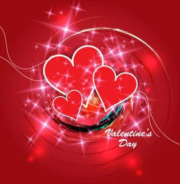 Valentine card. Vector Stock Illustration