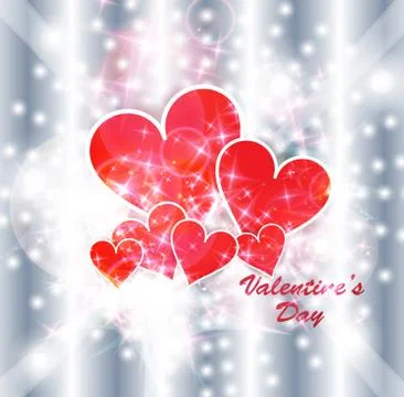 Valentine card. Vector Stock Illustration