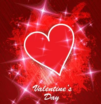 Valentine card. Vector Stock Illustration