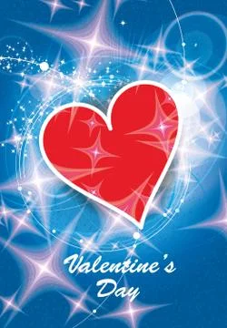 Valentine card. Vector Stock-Illustration