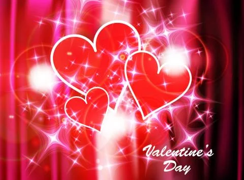 Valentine card. Vector Stock Illustration