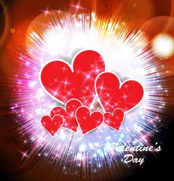 Valentine card. Vector Stock Illustration