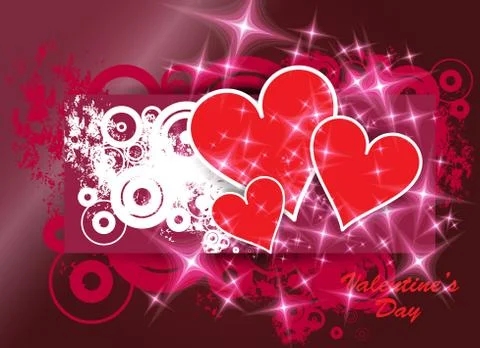 Valentine card. Vector Stock Illustration