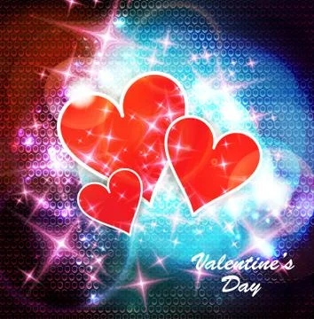 Valentine card. Vector Stock Illustration
