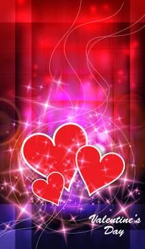 Valentine card. Vector Stock Illustration