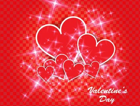Valentine card. Vector Stock Illustration