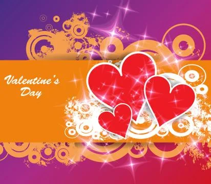 Valentine card. Vector Stock Illustration