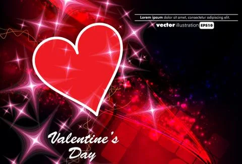 Valentine card. Vector Stock Illustration