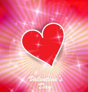 Valentine card. Vector Stock Illustration