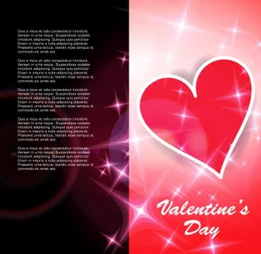 Valentine card. Vector Stock Illustration