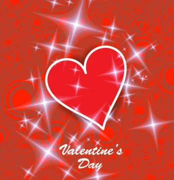 Valentine card. Vector Stock Illustration