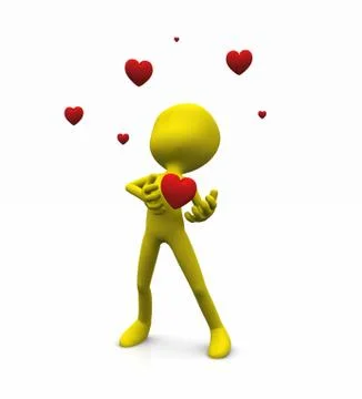 Valentine character Stock Illustration