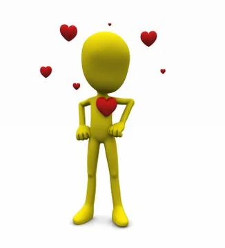 Valentine character 스톡 일러스트