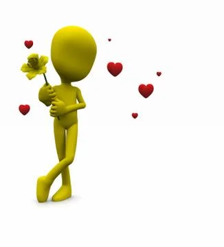 Valentine character Stock Illustration