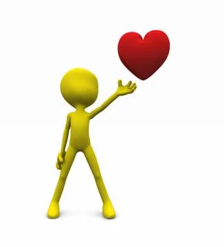 Valentine character Illustrazione stock