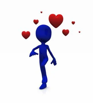 Valentine character Stock Illustration