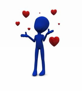 Valentine character Stock Illustration