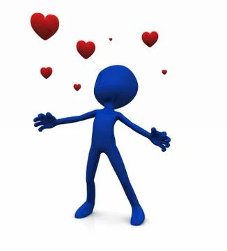 Valentine character Stock Illustration