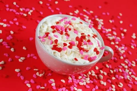 Valentine cocoa Stock Photos