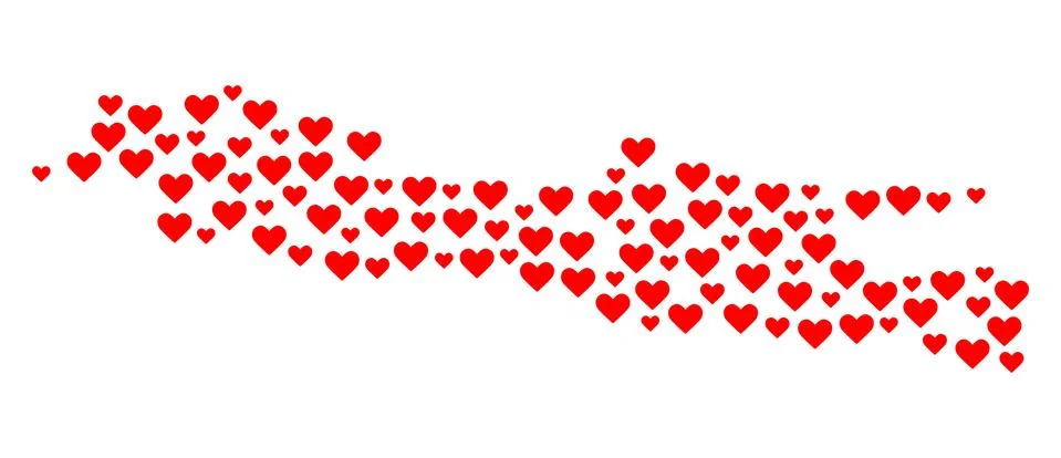 Valentine Collage Map Of Java Island Ilustração Stock