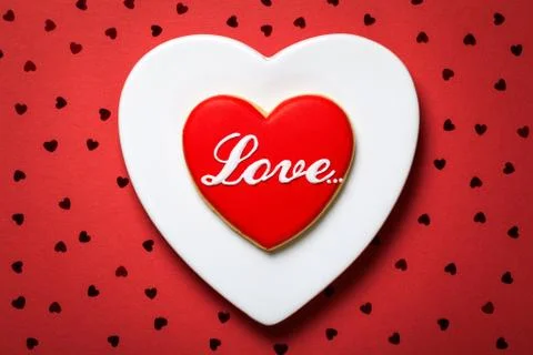 Valentine cookie Stock Photos