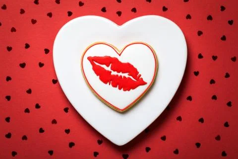Valentine cookie Stock Photos