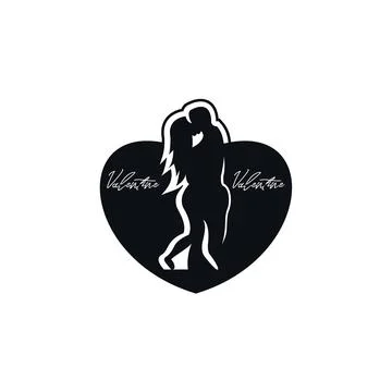 Valentine couple Stock Illustration