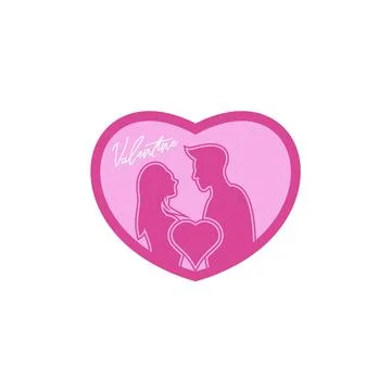 Valentine couple Stock Illustration