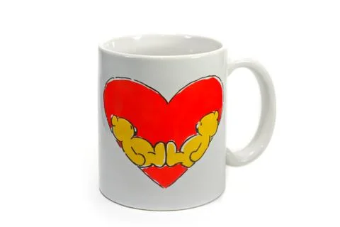 Valentine cup Stock Photos