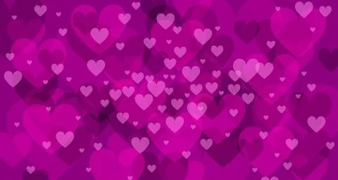 Valentine Day background, heart pattern Stock Illustration