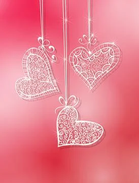 Valentine day background Stock Illustration