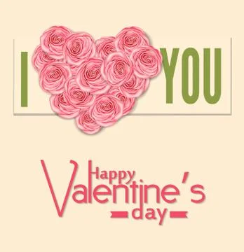 Valentine day background Stock Illustration
