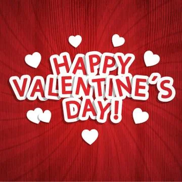Valentine Day background Stock Illustration