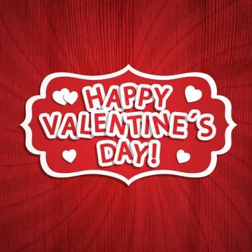 Valentine Day background Stock Illustration
