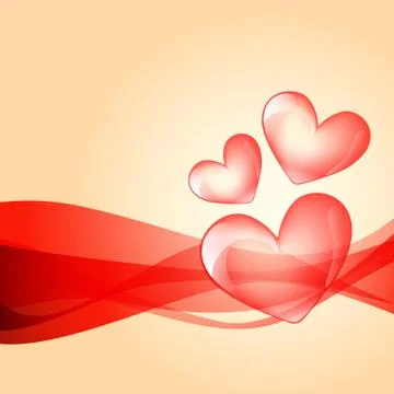 Valentine day background Illustrazione stock