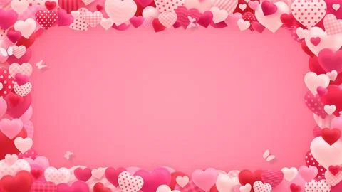 Valentine Day Background Stock Illustration