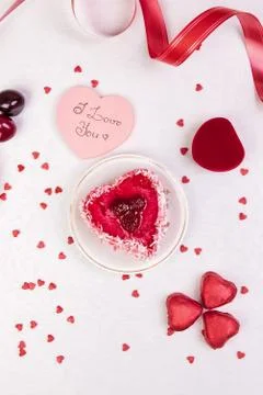 Valentine day composition. Stock Photos