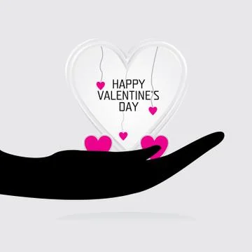 Valentine day concept Stock Illustration