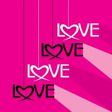 Valentine day concept Stock Illustration