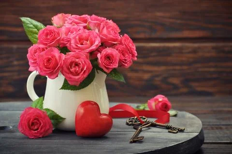 Valentine day concept Stock Photos