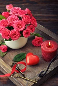 Valentine day concept Stock Photos